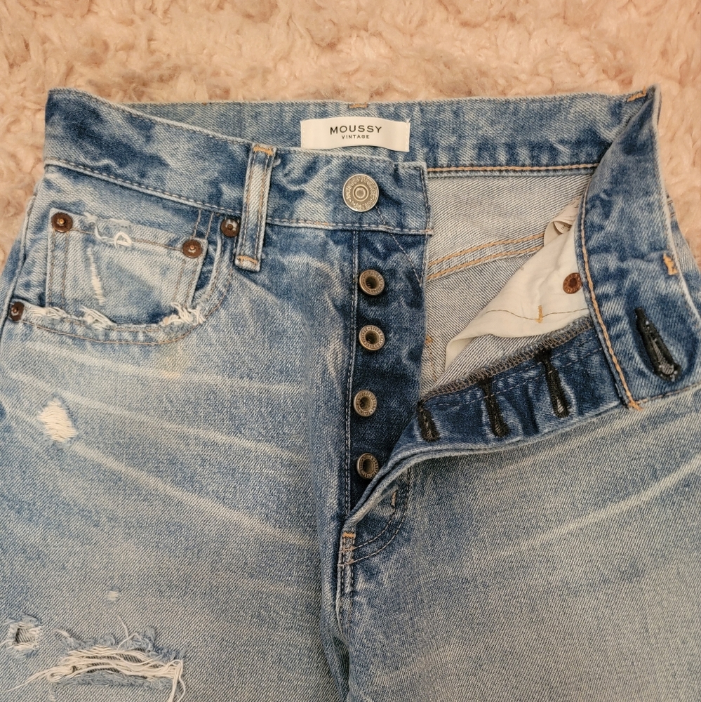 Moussy Vintage Odessa Straight Jeans
